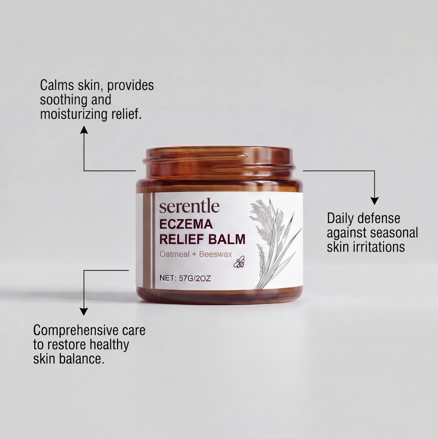 Eczema Relief Cream - Oatmeal & Beeswax